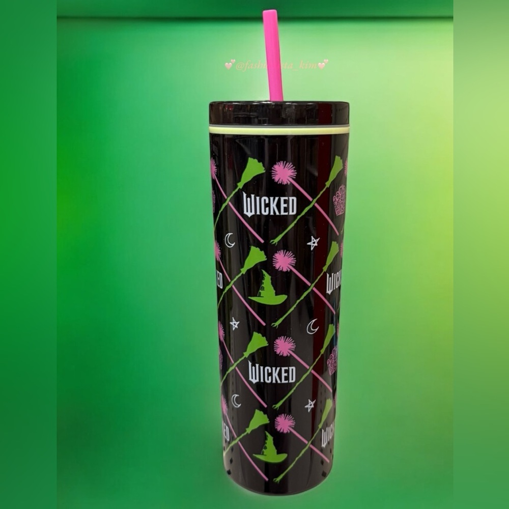 Wicked movie cup tumbler black 23oz